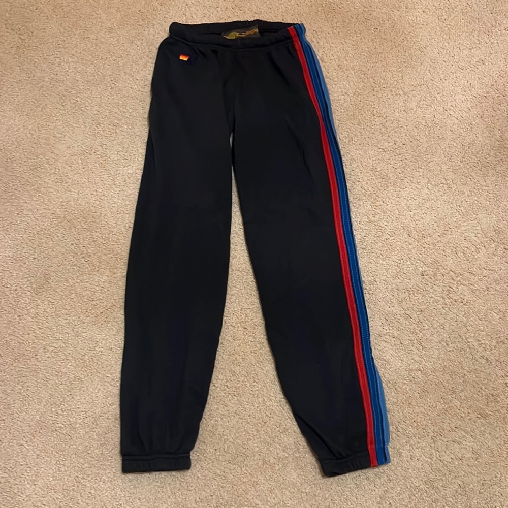 aviator nation five stripe sweats